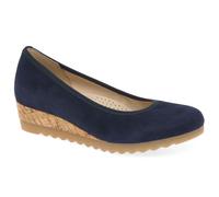 Gabor Women's Epworth Womens Low Wedge Heeled Shoes - Navy - Size: 5.5