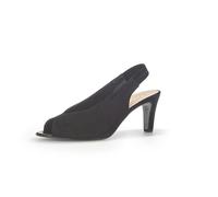 Gabor Eternity Black Suede Womens Slingback Shoes 81.800.17