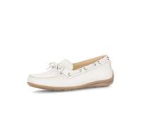 Gabor Evie Deck Drive White Leather Womens Loafers 82.442.50