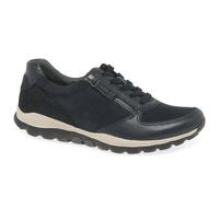 Gabor Fantastic Womens Casual Sports Trainers 5.5 UK Dark Blue Suede/Leather