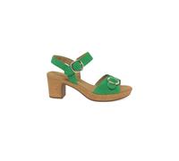 Gabor 'fantastica' Heeled Sandals In Green Green 6.5