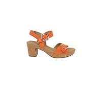 Gabor 'fantastica' Heeled Sandals In Orange Orange 9