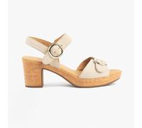 Gabor Fantastica Womens Sandals Oak Suede - Tan Leather - Size UK 8