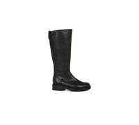 Gabor Fizzy Wide Leg Black leather Womens knee-high boots 72.767.57 in a Plain Leather in Size 6.5