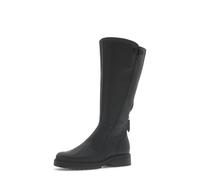 Gabor Fizzy Wide Leg Black leather Womens knee-high boots 72.767.57