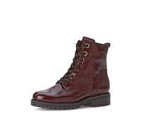Gabor Flamboyant Womens Ankle Boots 6 UK Burgundy Patent