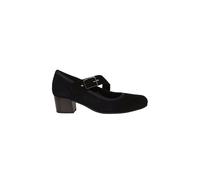 Gabor Purdy Belva Lmj Black Suede Womens Court Shoes 30.1301.001