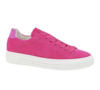 Gabor Wide Fit Camrose Suede Flatform Trainers
