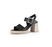 Gabor Garage Womens Block Heel Sandals - Black, UK 7