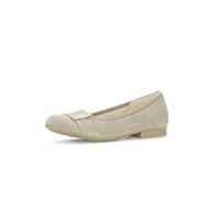 Gabor Geneva Women's Schilf Suede Chic and Dressy Ballet Flats 42.463 (Schilf, UK Footwear Size System, Adult, Women, Numeric, Medium, 3.5)