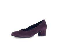 Gabor Gigi Dallas Purple Suede Womens Court Shoes 72.221.49