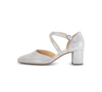 Gabor Gisele Gala Silver Glitz Womens Court Shoes 30.0202.008