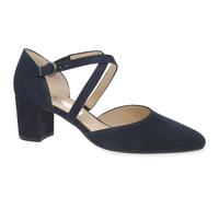Gabor Giselle Womens Open Court Shoes 5.5 UK Atlantic Suede