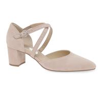 Gabor Giselle Womens Open Court Shoes 5 UK Rouge Suede