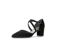 Gabor Giselle Womens Open Court Shoes 5 UK Black Suede