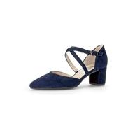 Gabor Giselle Womens Open Court Shoes 8 UK Atlantic Suede