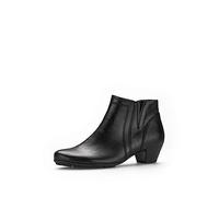 Gabor Heritage Trudy Black leather Womens ankle boots 55.638.27