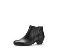 Gabor Heritage Trudy Black leather Womens ankle boots 75.638.27