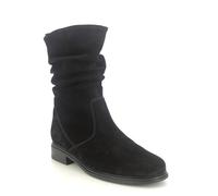 Gabor Hodie Black Suede Womens Mid Calf Boots 72.793.47