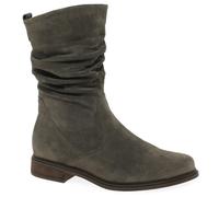 Gabor Hodie Womens Calf Length Boots - Grey, UK 5.5