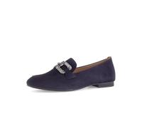 Gabor Jackie Womens Loafers 4 UK Atlantic Suede