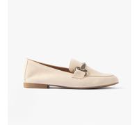 Gabor Jangle Womens Leather Slip-On Lightweight Casual Chisel Toe Tan Loafers