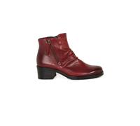 Gabor 'jenna' Heeled Ankle Boots In Dark Red Dark Red 3.5
