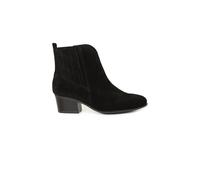 Gabor Kristin Wide Fit Suede Mini Western Ankle Boots, Black