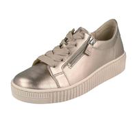 Gabor Ladies Gabor Casual Trainers With Side Zip And Laces 63.334 - Puder - UK 6