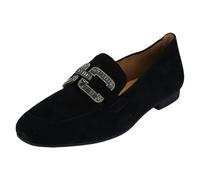 Gabor Ladies Gabor Smart Casual Loafer With Decorative Chain Detail 65.210 - Black - UK 5.5