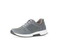 Gabor Women Trainers, Ladies Low-Tops,Removable Insole,Street Shoe,lace up Shoe,Sports Shoe,Platform Sole,Low Shoe,Grey/River,42 EU / 8 UK