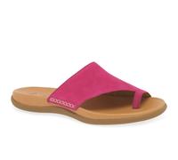 Gabor Lanzarote Womens Toe Post Sandals - Pink, EU 41