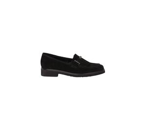 Gabor 'leader' Fringe Loafers In Black Black