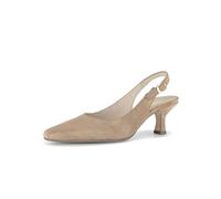 Gabor Lindy Kitten Sand Suede Womens Slingback Shoes 81.510.14