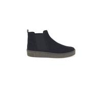 Gabor Lourdes Womens Grooved Sole Chelsea Boots 5.5 UK Navy Suede/Lea