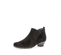 Gabor Low Heeled Ankle Boot - Trudy 95.603 6 Black Suede