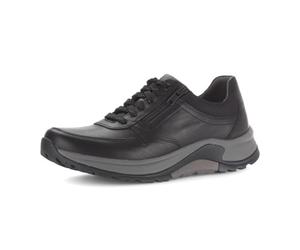 Gabor Men's | Adult Low-Top Trainers | 0100.01 | Width G2 | Lacing, black, 7.5 UK