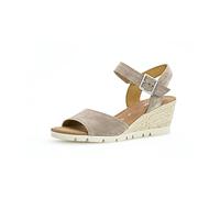 Gabor Nieve Wedge Heel Sandal 7 UK Silk Suede