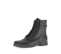 Gabor Notion Naples Black leather Womens Lace Up Boots 74.672.27