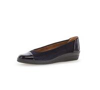 Gabor Women Court Shoes, Ladies Wedges,Wedge Heel,Classic,Elegant,Comfortable,Business Shoe,Office,Blue (Ocean),40.5 EU / 7 UK