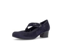 Gabor Purdy Belva Lmj Navy Suede Womens Court Shoes 30.1301.002