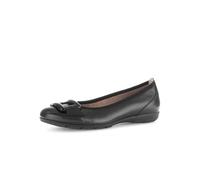 Gabor Raven Hovercraft Black Leather Womens Pumps 84.166.27