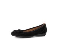 Gabor Raven Womens Ballet Pumps 6 UK Black Suede