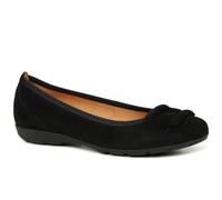 Gabor Raven Womens Ballet Pumps - Black, UK 5.5