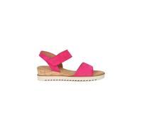 Gabor 'raynor' Low Wedge Sandals In Pink Pink 5