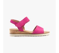 Gabor Raynor Womens Sandals Pink Suede - Size 7 Wide Fit (UK Shoe)