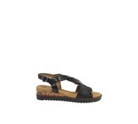 Gabor 'rich' Low Heeled Sandals In Black Black