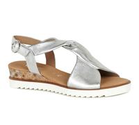 Gabor Rich Womens Sandals 8 UK Silver