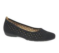 Gabor Ruffle Womens Punched Detail Casual Shoes