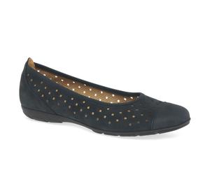 Gabor Ruffle Womens Punched Detail Casual Shoes